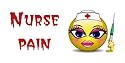 Airbrush License Plate - Smiley Nurse Pain- #1566