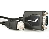 StarTech 1 Port Professional USB to Serial Adaptor Cable with COM Retention