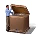 Grayling 451004 275G PaperIBC Container Lid, 43" Length x 43" Width x 4" Height