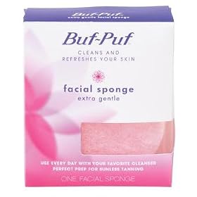 Buf-Puf Reusable Facial Sponge, Extra Gentle, - 1 ea