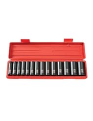 Home Improvement: TEKTON 4885 1/2" Drive Deep Impact Socket Set, 11-32mm, Metric, Cr-V, 14 Sockets - TEKTON