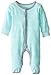 Baby Footed Sleeper, Premium Soft and Breathable Cotton, Multiple Styles,Teal,3 Months