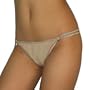 New Ladies G-String Underwear: Light Brown Thong Panties (Size: 4XL / 22)