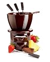 Domestic 922254 Schokoladenfondueset 6-teilig braun