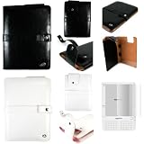 2n1 Combo - Executive Leather Carrying Case - Bundle with LCD Screen Protector for Amazon Kindle Electronic Reading Device (Kindle NOT included)