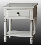 Privilege 24080-W 1 Dr Farmhouse Stand - Vintage White