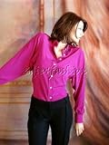 Dolce & Gabbana - $1150 New DOLCE & GABBANA Magenta Silk Shirt Top 6 / 40