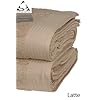 Pair of JUMBO LATTE Prestige 'Luxor' Egyptian Cotton 650gsm Bath Sheets HUGE SIZE 180cm x 100cm