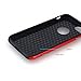 iPhone 7 Case, ROCK [Royce] - Black & Red [Ultra Thin][Heavy Duty][Metal Texture Side Buttons][Dual Layered][Slim Fit][Hard PC + Soft TPU] For Apple iPhone 7 (2016)