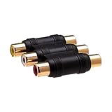 Radio Shack, Gold Series, RCA Audio/Video Triple Plug Coupler