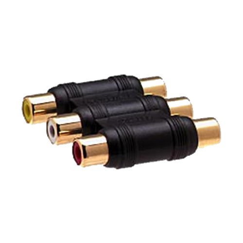 Radio Shack, Gold Series, RCA Audio/Video Triple Plug Coupler