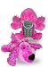 Fun Friends D-09 Em Pink Dog with Fuzzy ears bar Cell Phone Cover