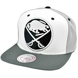 NHL LNH Mitchell & Ness Buffalo Sabres Throwback Hat Logo Snapback Flat Bill