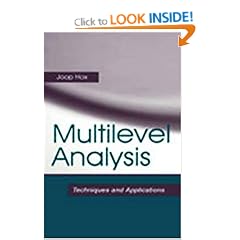 Multilevel Analysis: Techniques and Applications