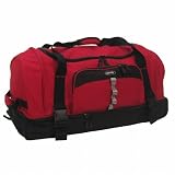 - Red Dakota Rolling Duffel