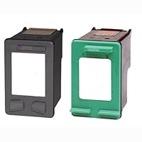 2 Pack Refurbished cartridges for HP 98 HP 93. Includes cartridges for 1ea HP 93 Black + 1ea HP 98 Tri Color.dges