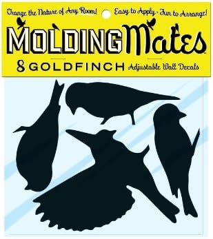 Molding Mates Goldfinches 8 Molding Mates Home Decor Peel and Stick Vinyl Wall Decal Stickers
