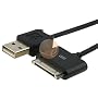 NEW Retractable Black USB Cable Cord for iPhone 3G 2ND by eForCity