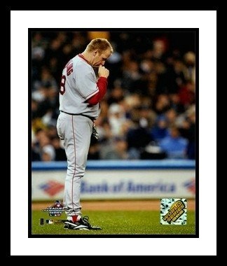Curt Schilling Framed 8x10 Photo - Boston Red Sox 2004 ALCS Praying