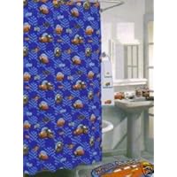 Disney / Pixar Cars Fabric Shower Curtain + 12 Hooks