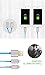 Monoy Aviation Aluminum Dual Lightning Data Sync&Charging Cable/Charger USB Cord for iPhone 5/5C/5S/6/6 Plus/6S/6S Plus,iPad 3/4,iPad Mini 2/Mini 3/Mini 4,iPad Air/Air 2, iPod (Dual Lightning Black)