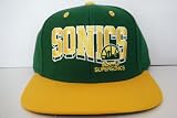 Seattle Supersonics Snapback Hat Authentic Cap New with Sticker