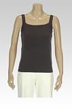 Cotton Knit Square Neck Tank