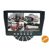 LILLIPUT NEW 7" 4 CH Camera Video Quad Processor TFT LCD Monitor by Koolertron