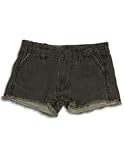 Dinky Souvenir - Girls Twill Short, Distressed Brown (Size 8)
