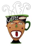 Allen Designs Coffee Please Pendulum Clock