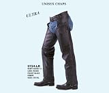 Unisex Chaps - Heavy Gauge 1.5 Lined, Raised Pocket, Black Hardware