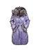 Julia Cocco' Detachable Fur Collar Lavender Puffer Coat