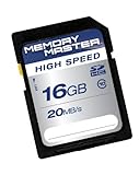 Memory Master 16 GB SDHC Flash Memory Card P-SDHC16G10-EFMM