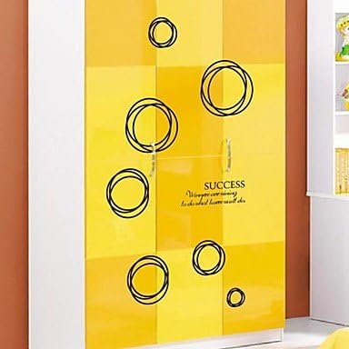 Wall Stickers Wall Decals, Modern Creative romantic ring PVC Wall Stickers -HSE