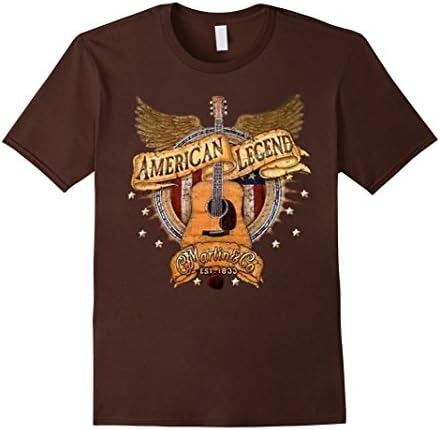 Men's Martin Dual Guitars Vintage T-Shirt XL Brown