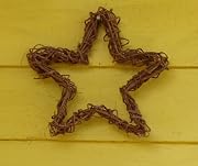 Floral Hand-made , Natural Star Vine Wreath, 8-9 Inches