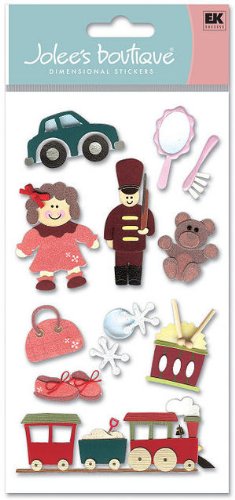 Christmas Holiday Toys Dimensional Scrapbook 