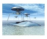 War of the Worlds 1 COLLECTIONS Photographic Poster Print by Harveys Illustrations, 20x16