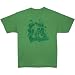 Search : The Little Rascals 'The Gang' T-Shirt - Kelly Green