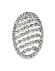 14K White Gold 0.64cttw Round Diamond Pendant