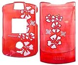 41M46yPrmbL. SL160  Transparent Red Hawaii   Motorola RAZR V3 V3c V3m Hard Case   Protective Faceplate Cover