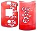 Transparent Red Hawaii - Motorola RAZR V3 V3c V3m Hard Case - Protective Faceplate Cover