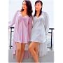 Silk Chiffon Teddy & Robe Set (Free Worldwide Shipping)