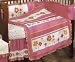 Raspberry Petals 6-Piece Baby Crib Bedding Set