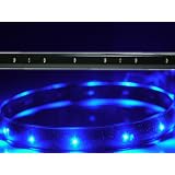 LEDテープ12連★30cmブルー1本 正面発光 防水 切断可能 as190