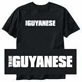 T-Shirt Black  True Guyanese  Guyana Country