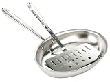 All-Clad Stainless Oval Fish Skillet with Fish Turner