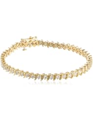 18k Gold S-Link Diamond Tennis Bracelet (2.0 cttw, H-I Color, SI2-I1 Clarity), 7"