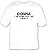 Donna: The Heart Of The Valley T-shirt Large White