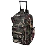 Extreme Pak Invisible Pattern Camo Water Repellent Trolley Bag